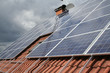 Solar dunkle Wolken