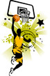basketball player in yellow