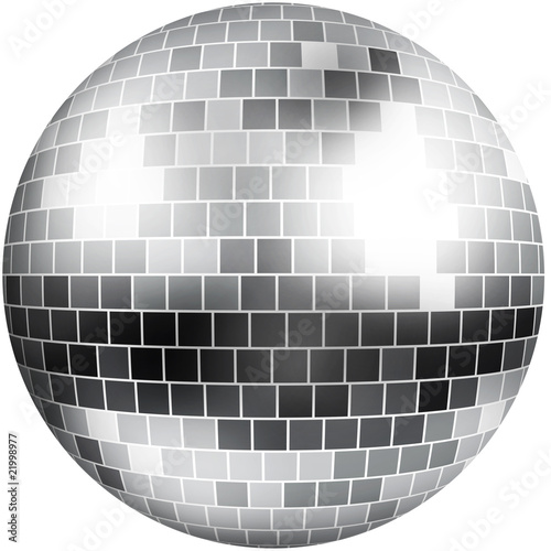 Illustration: Sfera a specchi discoteca Sfera a specchi discoteca