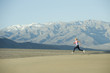Photo: Runner On Sand Dunes Runner On Sand Dunes