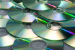 heap of dvd, cd disks