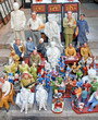 China, Hong Kong memorabilia at the antique market