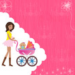 mom and baby invite