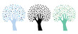 set of hand trees