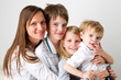 Foto: A mother and her kids A mother and her kids