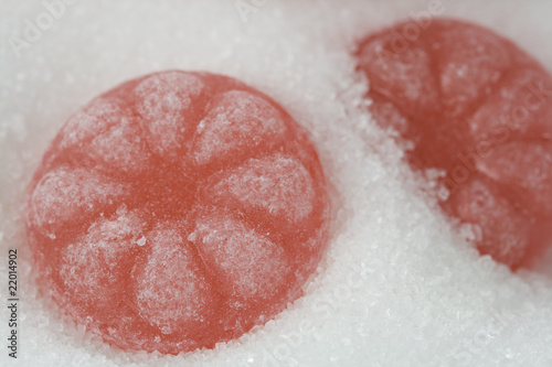 Photo: Himbeerbonbons Makro Himbeerbonbons Makro