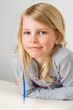smiling blonde girl