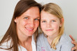 Foto: smiling mother with daughter smiling mother with daughter