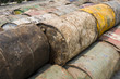 old barrels