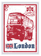 Carte postale de Londres