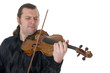 musician playing a viola