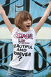 Teenage girl on the playground