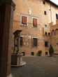 Siena - the courtyard of the Palazzo Chigi-Saracini