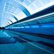 Train on underground platform Train on underground platform