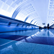Train on underground platform Train on underground platform