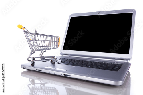 Photo: E-commerce concept E-commerce concept