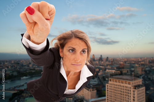 Photo: Super businesswoman Super businesswoman