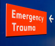 Emergency, Trauma  Red  Sign