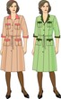 The woman in a dressing gown