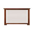 Wooden railing with glass Wooden railing with glass