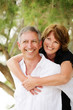 Beautiful mature couple having fun