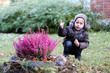 Photo: Very cute boy in autumn park Very cute boy in autumn park