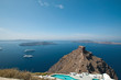 Greece, Cyclades, Santorini Island, Skaros Rock Greece, Cyclades, Santorini Island, Skaros Rock