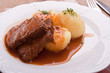 Sauerbraten mit Knödel