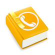 Telephone directory, vector icon