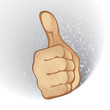 Vektor: Thumb Up Gesture Thumb Up Gesture