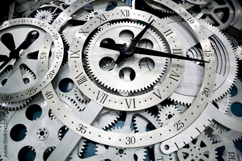 Photo: clock and gears clock and gears