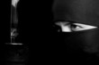 woman in ninja suit