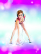 sexual woman in headphones sexual woman in headphones