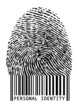 barcode fingerprint, vector