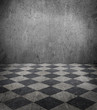 grunge interior with copy-space