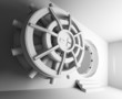 bank vault door 3d