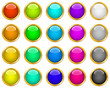 Colorful web buttons