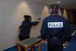 policier entrainement tir policeman action