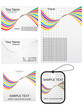 abstract business template set