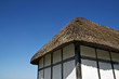 Tudor house with thatched roof