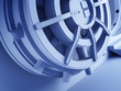 bank vault door 3d