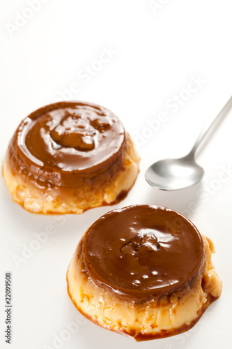 Photo: homemade egg flan with caramel homemade egg flan with caramel