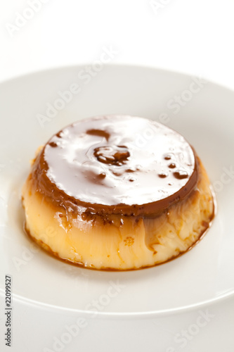Photo: homemade egg flan with caramel homemade egg flan with caramel