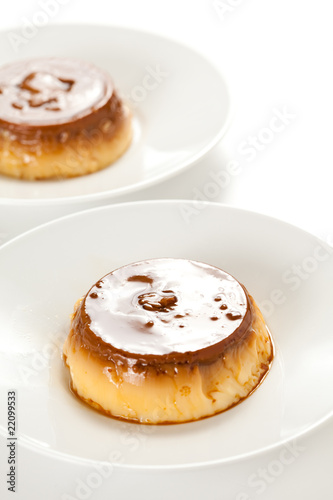 Photo: homemade egg flan with caramel homemade egg flan with caramel