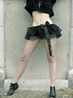 Sexy Goth at Cemetary