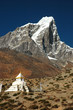 Chorte im Himalaja, Nepal Chorte im Himalaja, Nepal