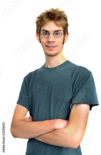 Photo: Young man with braces Young man with braces