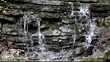 Running water in the Carpathians Mountains