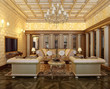 posh office in a classic style