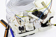 Electrical installation tools background Electrical installation tools background
